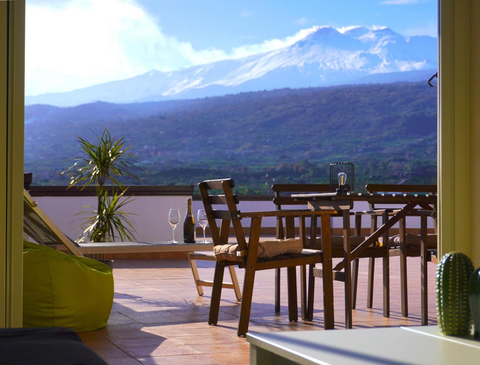 Elysium Etna Rooftop Fiumefreddo di Sicilia Bagian luar foto