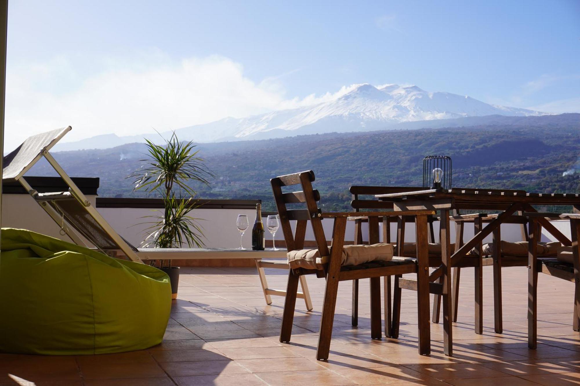 Elysium Etna Rooftop Fiumefreddo di Sicilia Bagian luar foto